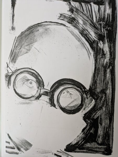 Grafikedition 04, Alex Weise "Kleidsam durch die Krise"