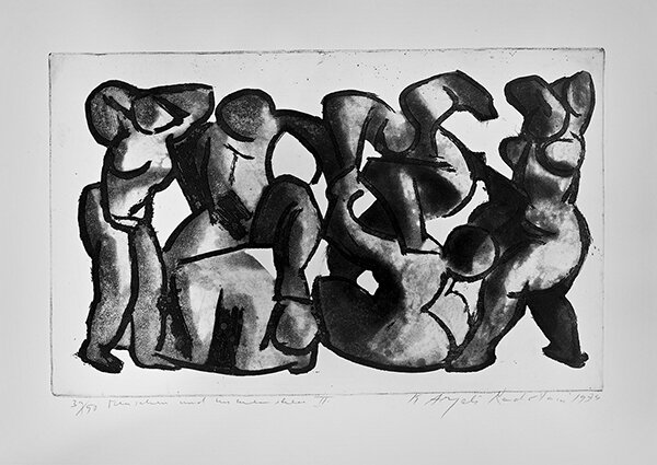 Grafik Radovani, Kosta Angelo "Menschen und Unmenschen III"