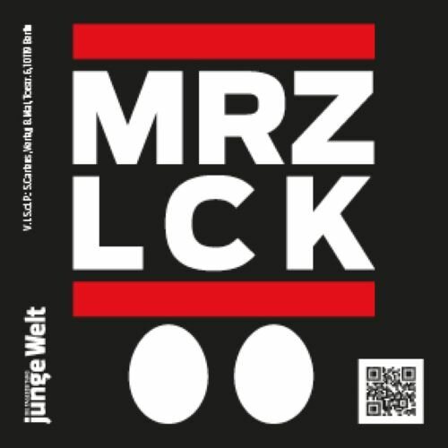 Sticker "Merz leck...", 25 Stk.
