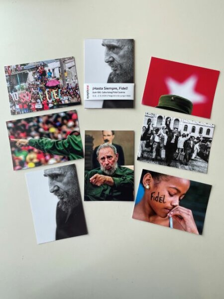 Postkartenset ¡Hasta siempre, Fidel!