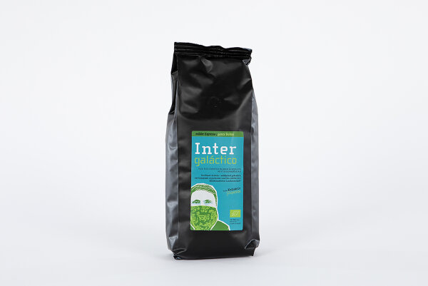 Intergaláctico (milder Espresso, Bio, ganze Bohne, 500 g)